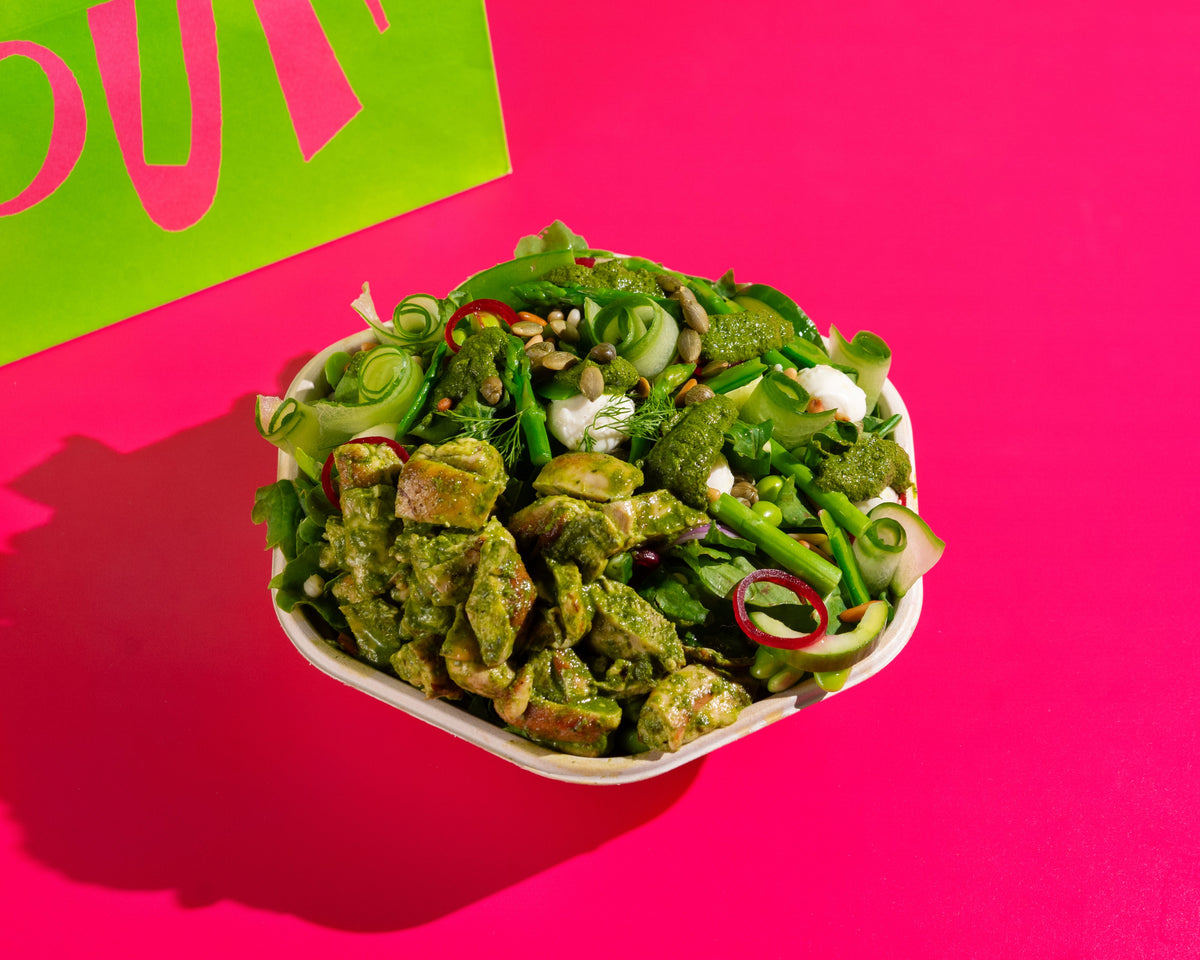 Chicken Pesto Bowl
