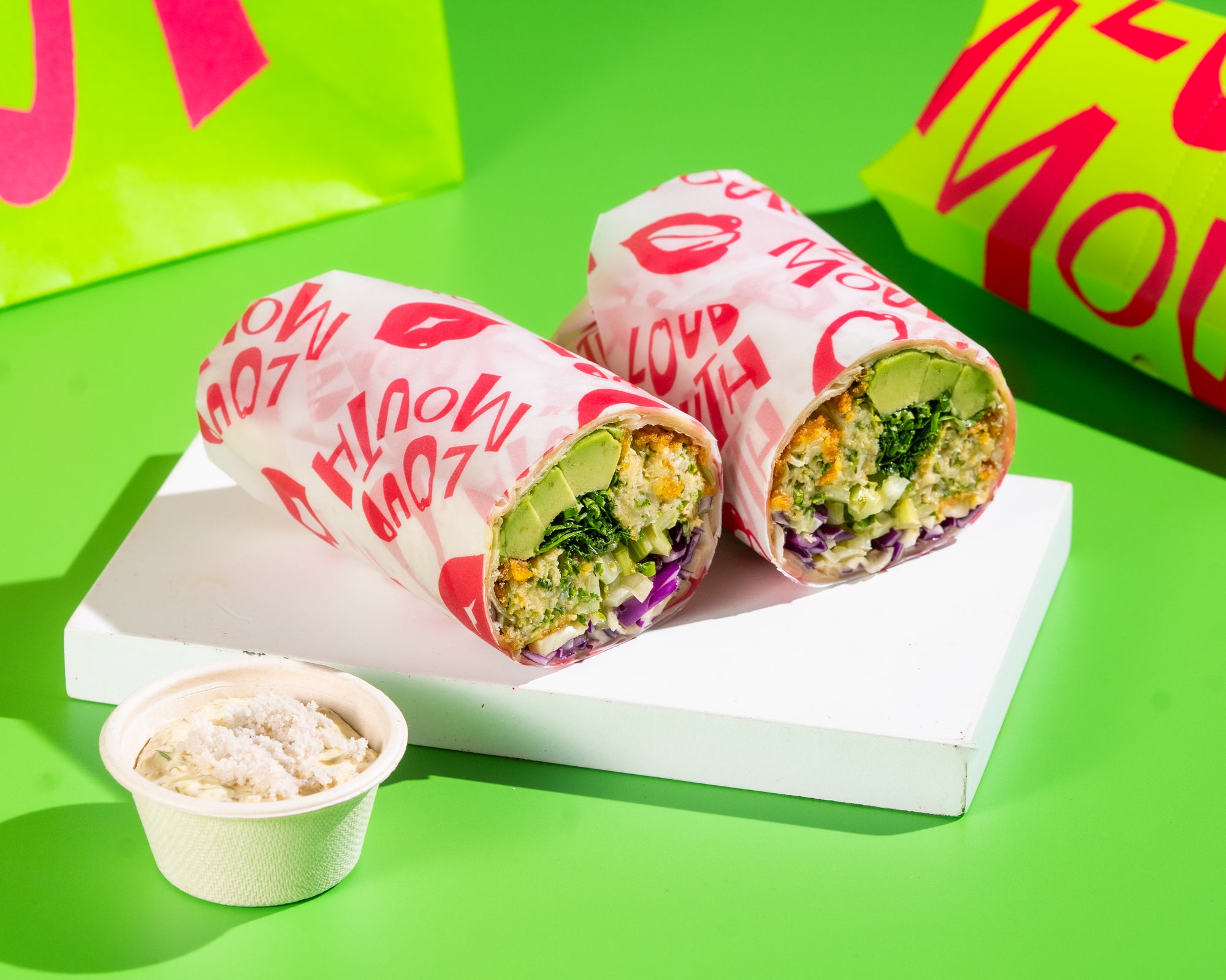 Crab Cake Wrap