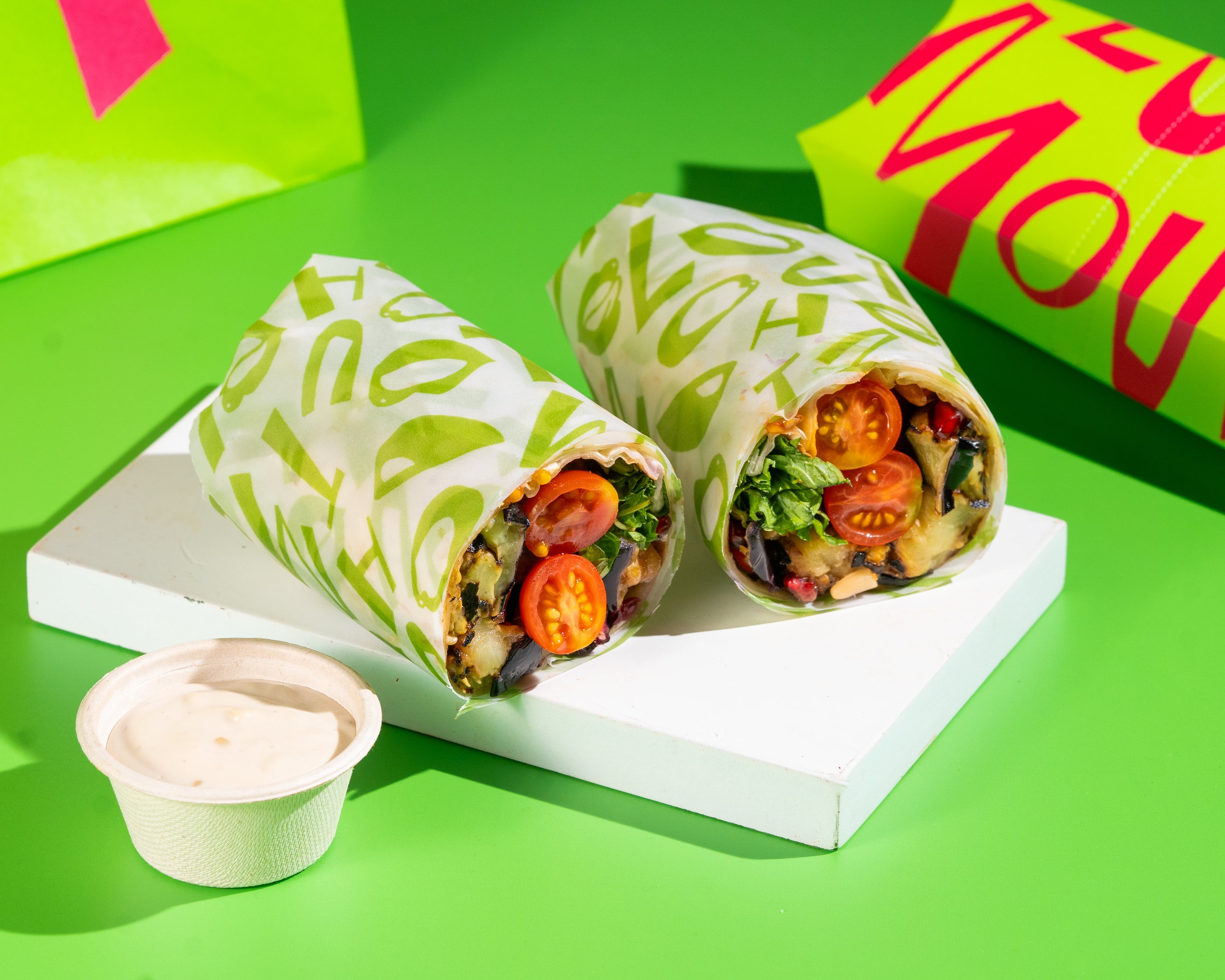 Mediterranean Eggplant Wrap