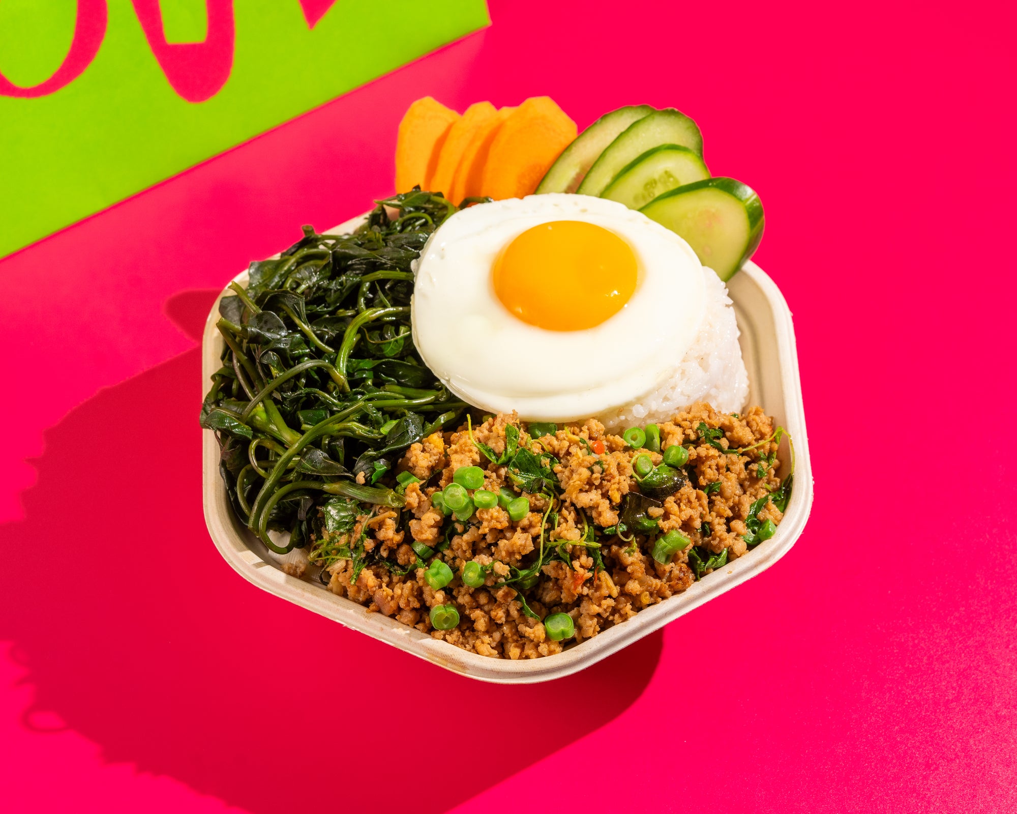 Pork Kra Pao Bowl