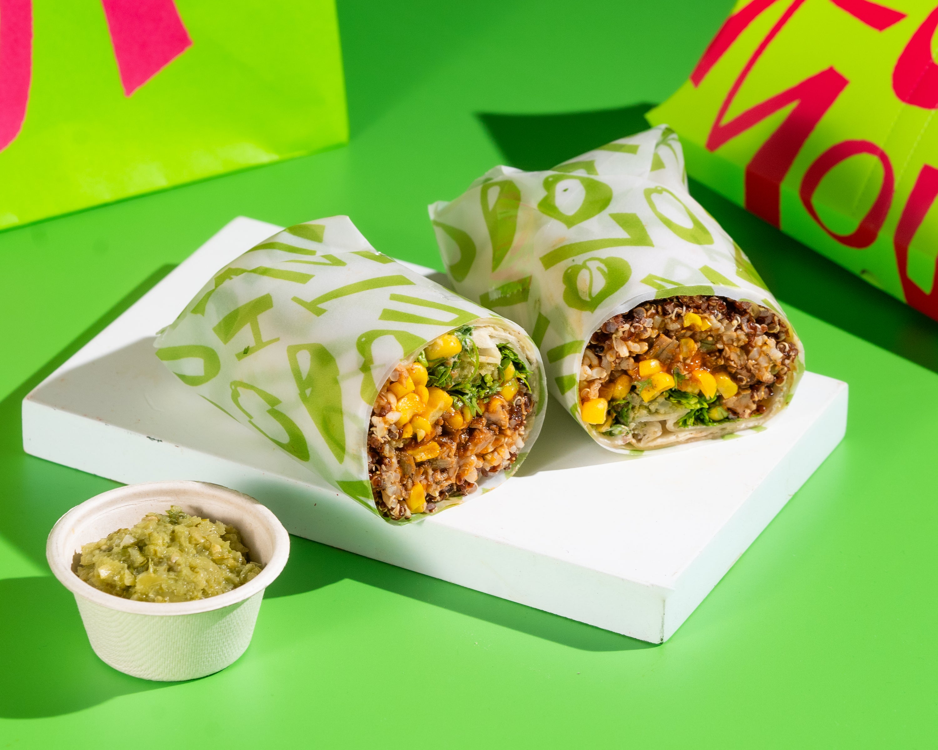 Mushroom & Jackfruit Burrito